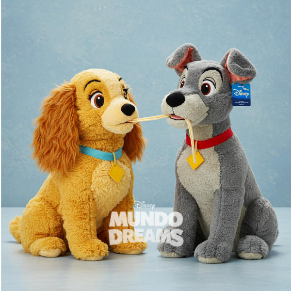 Pelúcia A dama e o Vagabundo Tamanho Gigante - Oficial Disney